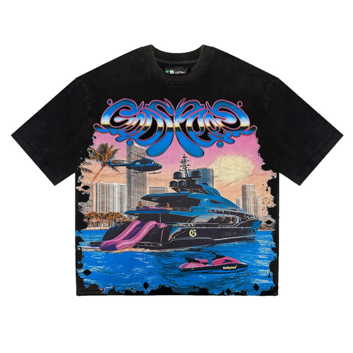 Godspeed Miami Yacht Tee Black 