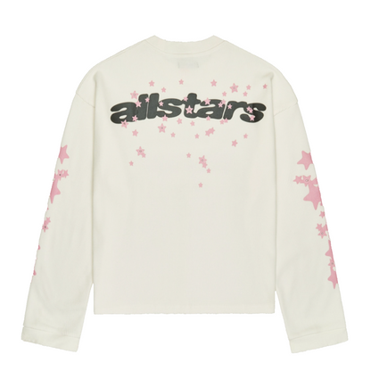 Broken Planet Allstars Waffle Longsleeve Vanilla White