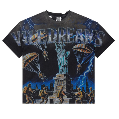 Vale Forever Nyc Invasion Big Tee Black