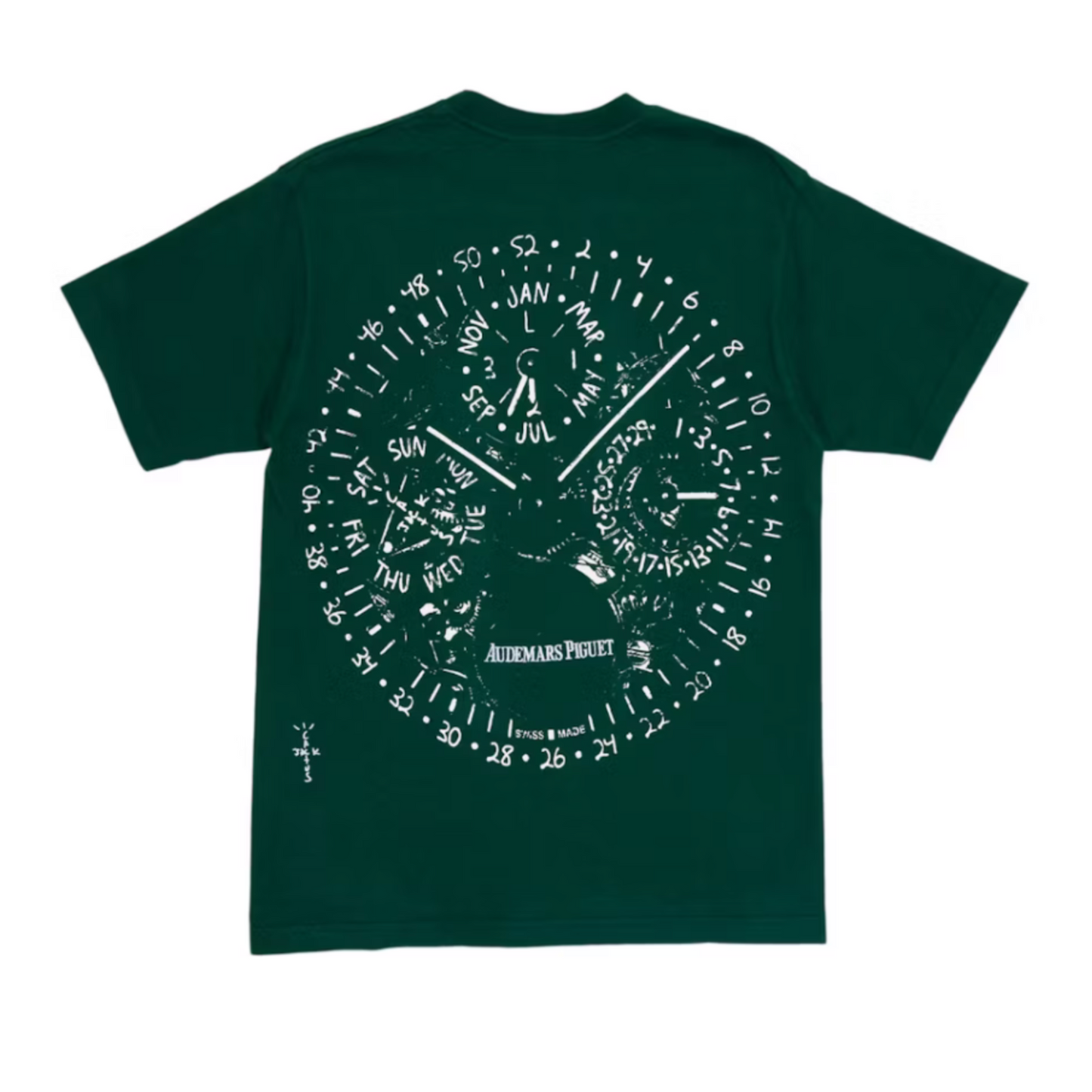 Travis Scott x Audemars Piguet Watch Face Tee Green