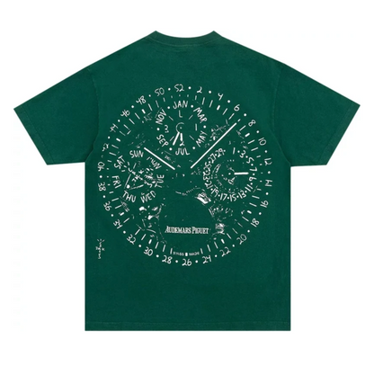 Travis Scott x Audemars Piguet Watch Face Tee Green