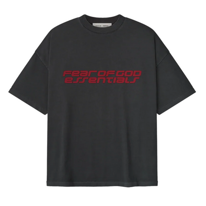 Essentials 90's Tee Iron Grey Red