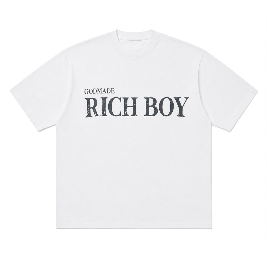 Godmade Rich Boy Tee Off White