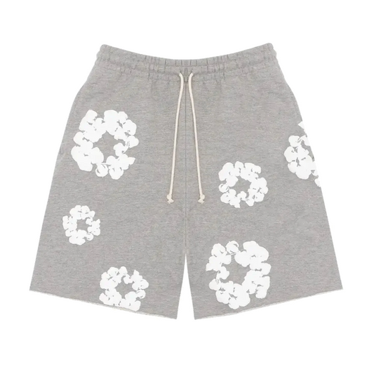 Denim Tears The Cotton Wreath Shorts Grey
