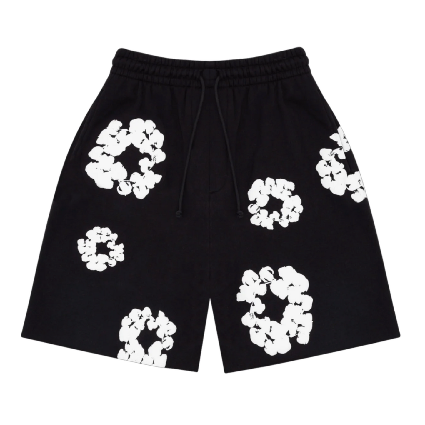 Denim Tears The Cotton Wreath Shorts Black