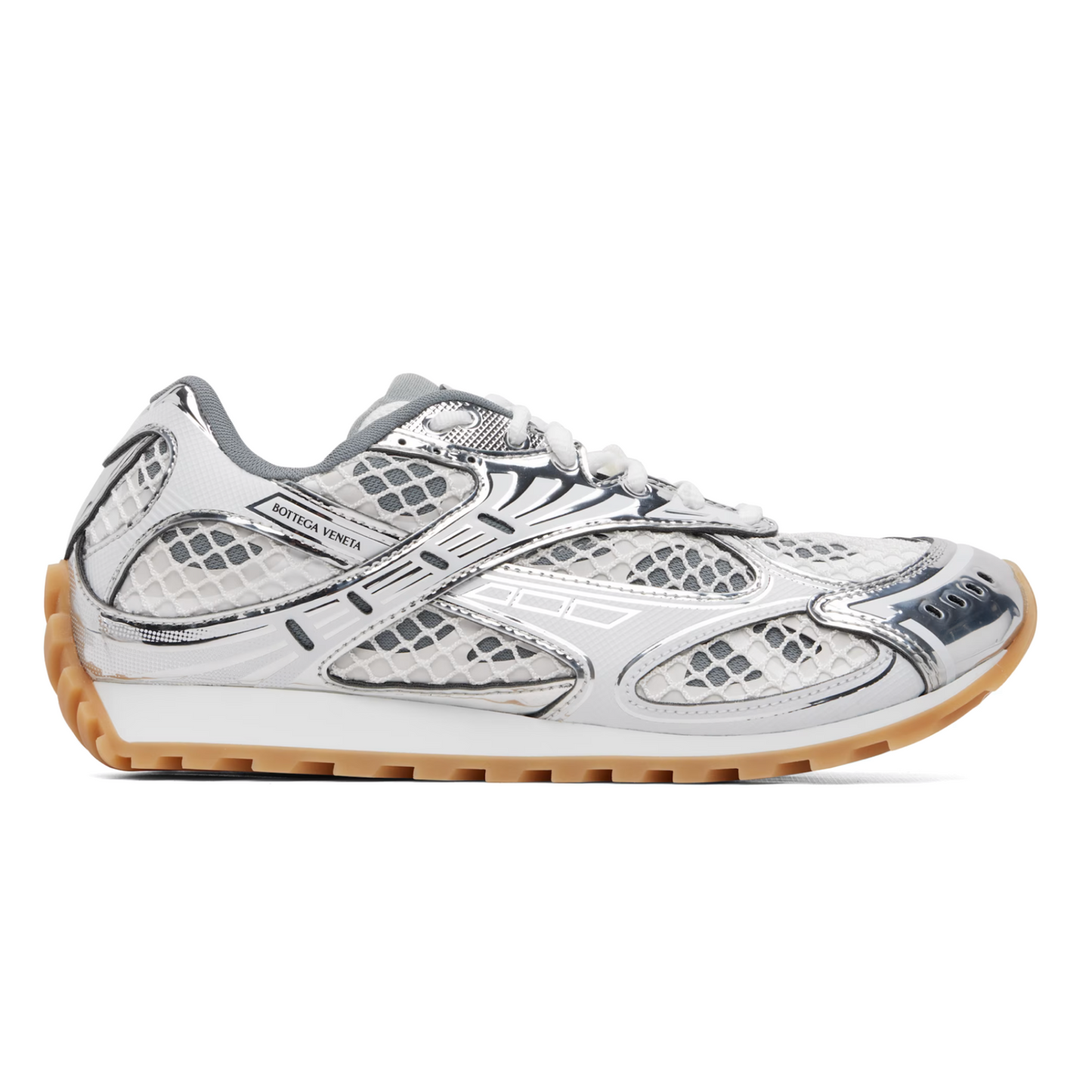 Bottega Veneta Orbit White Silver
