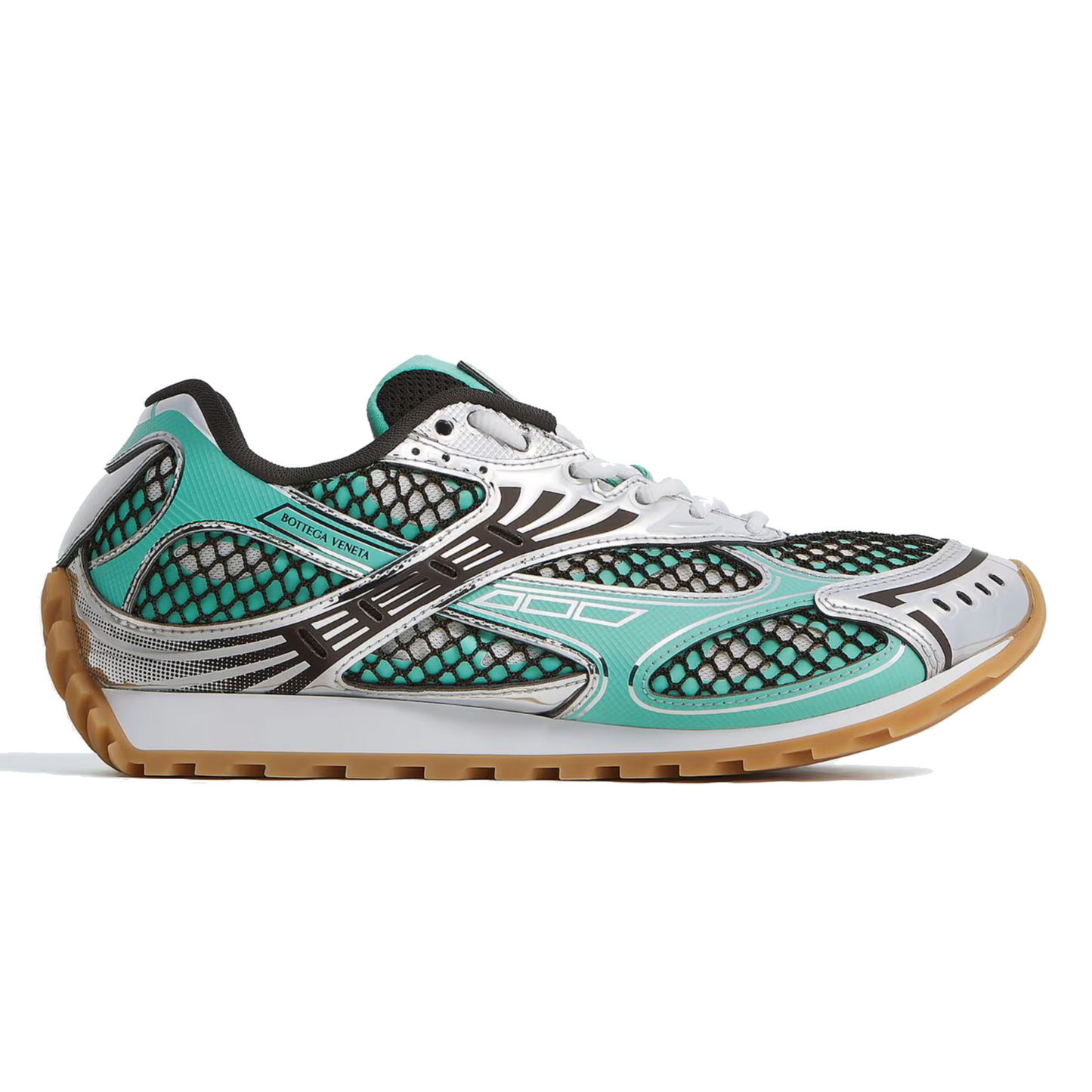 Bottega Veneta Orbit Green Oasis Espresso