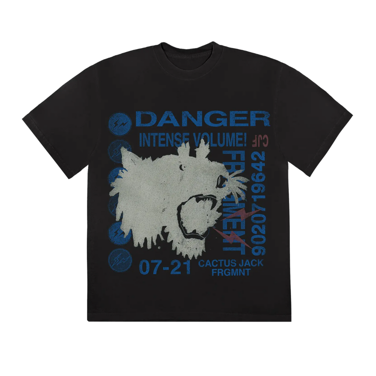Travis Scott Cactus Jack For Fragment Danger Tee Black