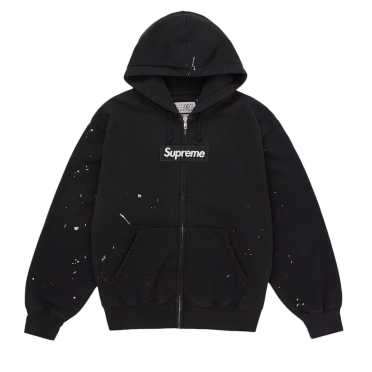 Supreme MM6 Maison Margiela Box Logo Zip Up Black
