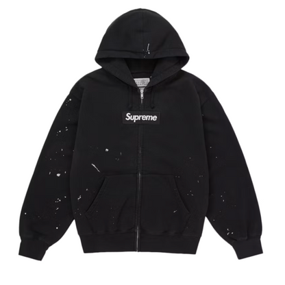Supreme MM6 Maison Margiela Box Logo Zip Up Black