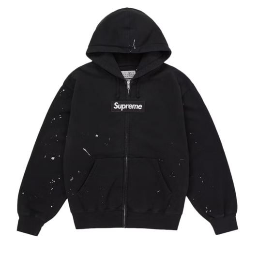 Supreme MM6 Maison Margiela Box Logo Zip Up Black