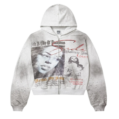 Vale Forever Pioneer Zip Hoodie Grey
