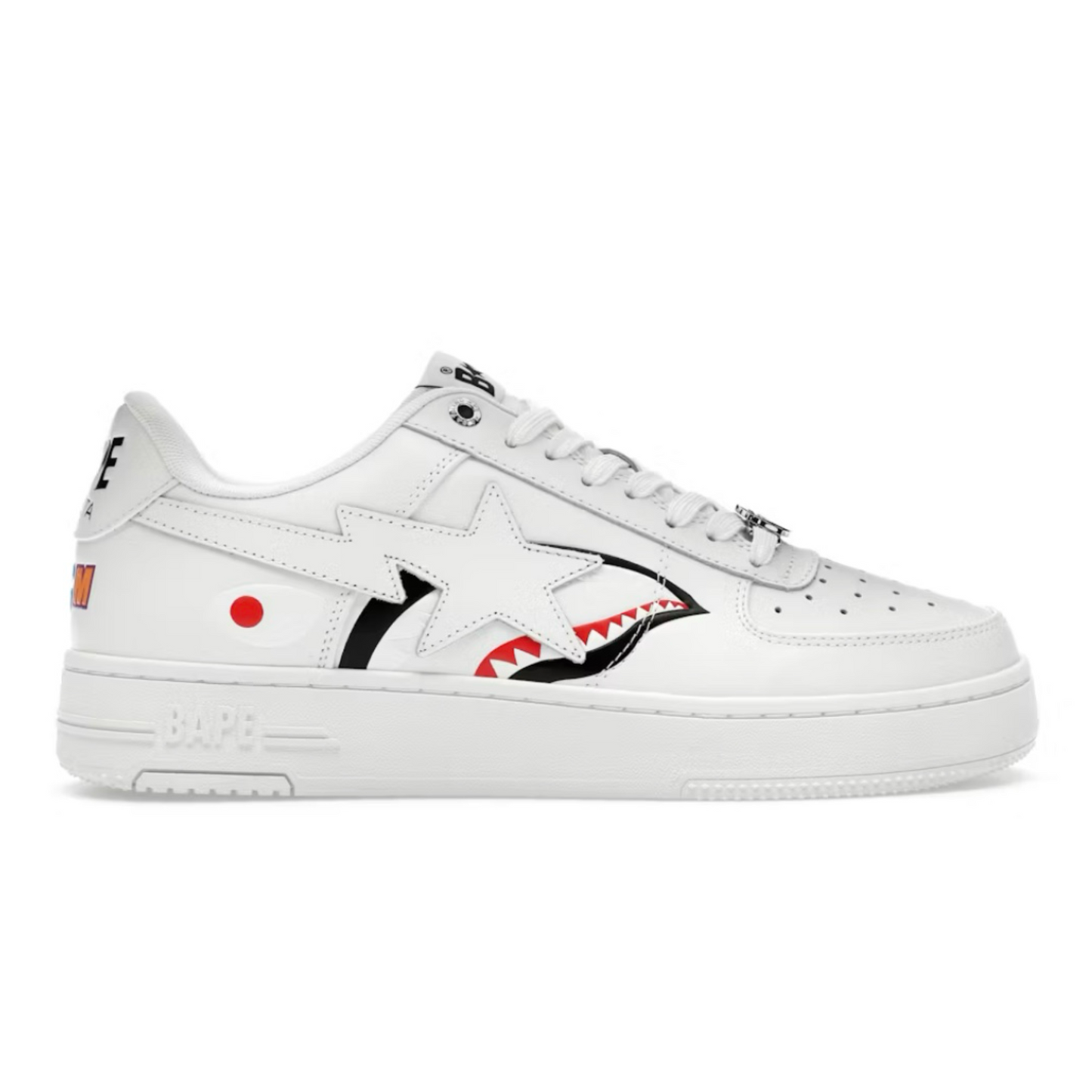 A Bathing Ape shark Bape Sta “white”
