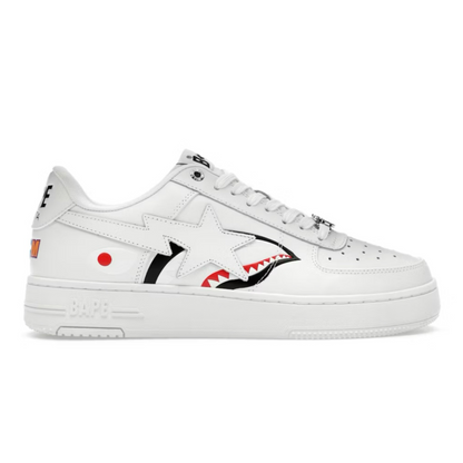A Bathing Ape shark Bape Sta “white”