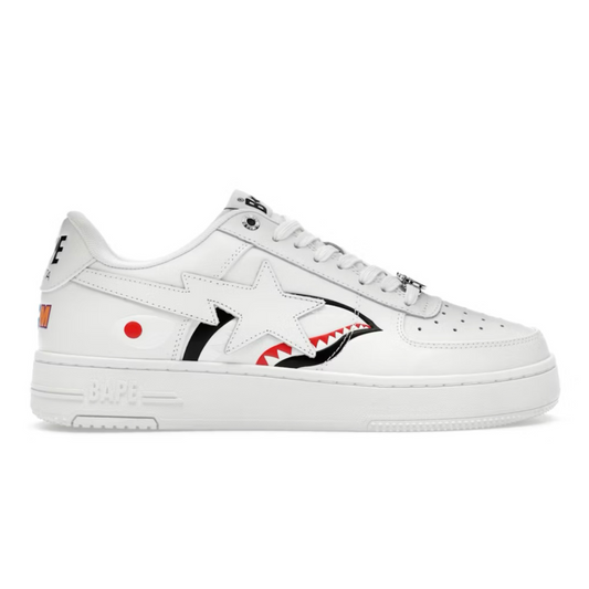 A Bathing Ape shark Bape Sta “white”